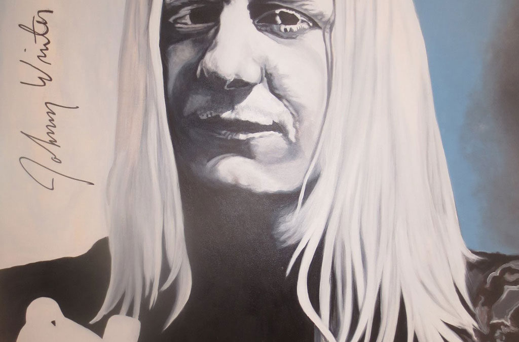 Autographed Johnny Winter