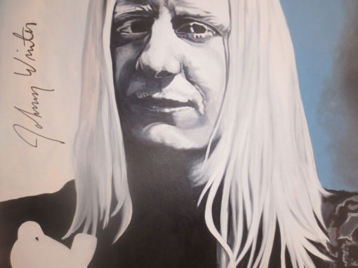 Autographed Johnny Winter