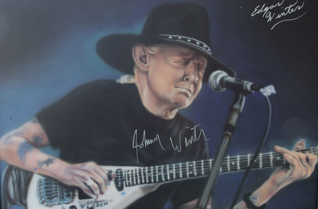 Another Autographed Johnny Winter